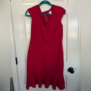 Cache used never worn pink dress with zipper size 12